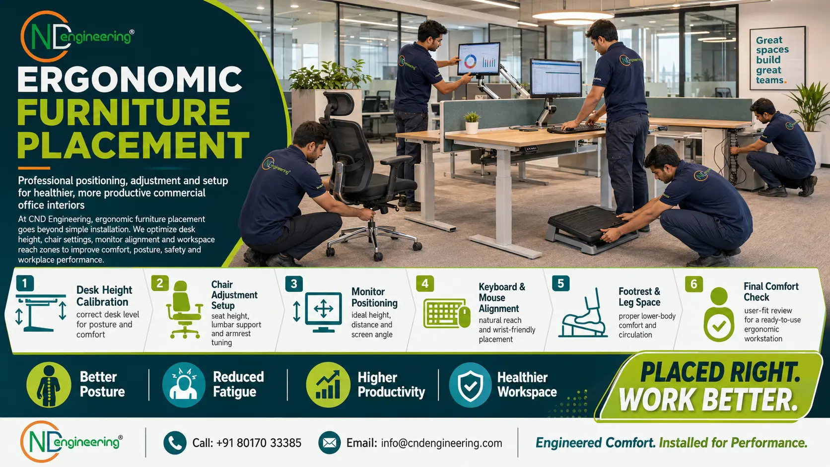 Ergonomic furniture placement placeholder
