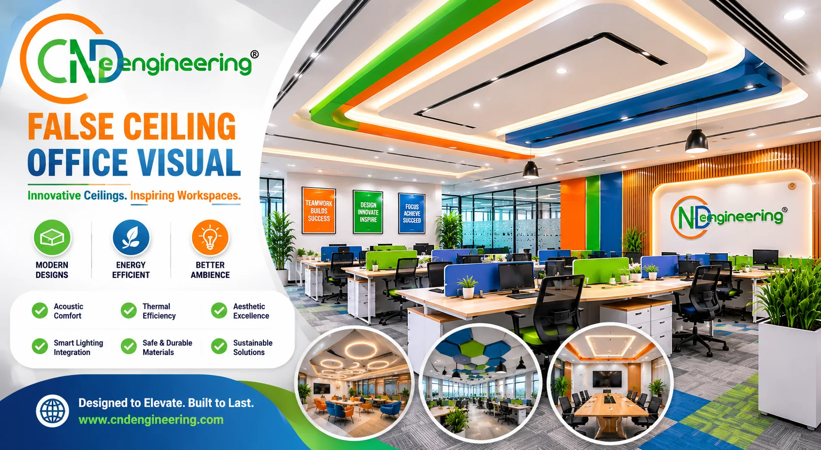 False Ceiling Office Visual